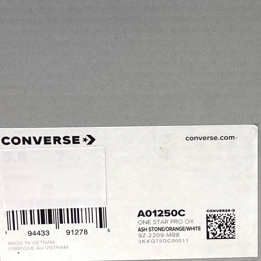 Converse CONS One Star Pro OX Low Top Suede Gray Women's Size Sneakers A01250C - Picture 9 of 10